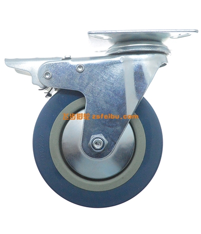 Grey rubber casters